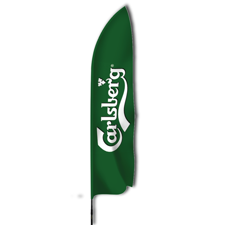 Beachflagga Eco Hajfena Small, 290cm
