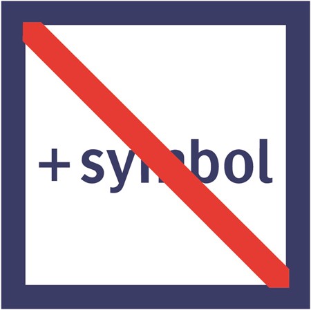 Rött snedstreck