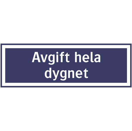 Parkeringsskylt för väggmontage, 290x100mm