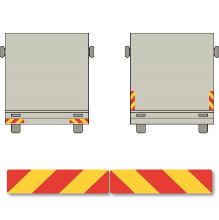 Transportskylt (reflex), 566x132mm